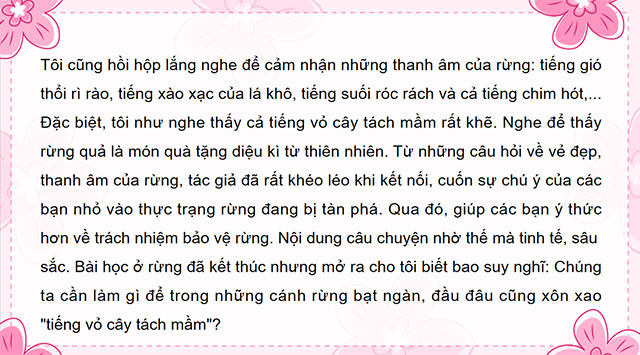 PowerPoint Tiếng Việt 5 Đoạn văn thể hiện tình cảm, cảm xúc về một câu chuyện