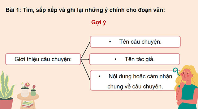 PowerPoint Tiếng Việt 5 Tìm ý cho đoạn văn thể hiện tình cảm, cảm xúc về một câu chuyện