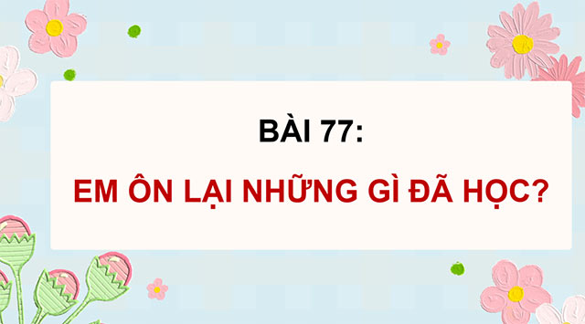 PowerPoint Toán 5 Em ôn lại những gì đã học