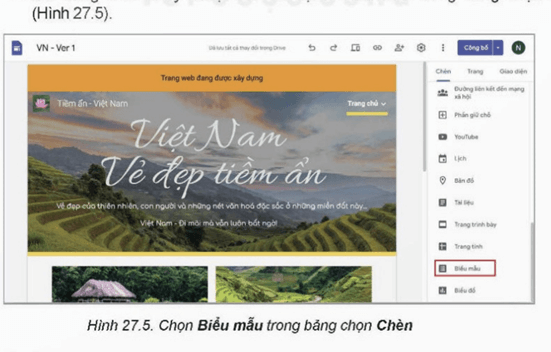 Lý thuyết Tin 12 Kết nối tri thức Bài 27: Biểu mẫu trên trang web