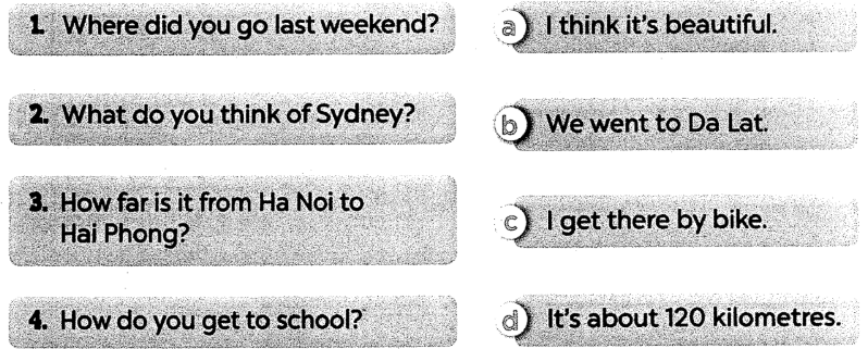 Sách bài tập tiếng Anh lớp 5 unit 19 Global success