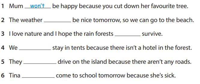 Sách bài tập tiếng Anh 5 Wonderful world Unit 12 lesson 2