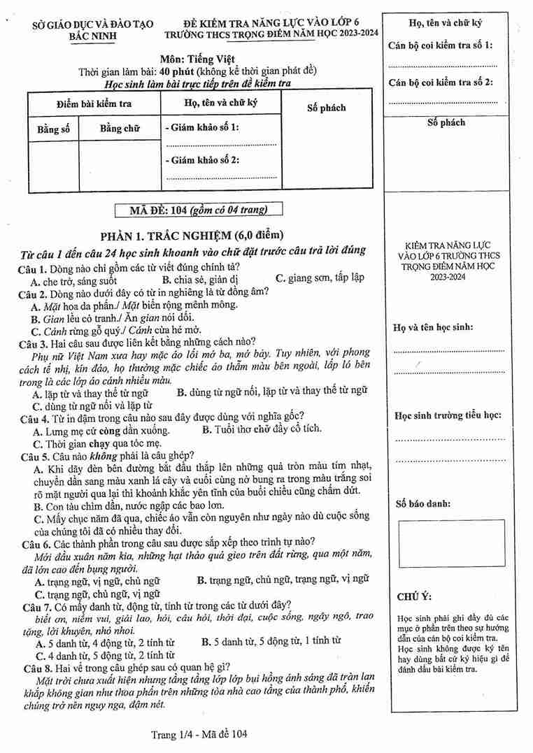 de kiem tra danh gia nang luc vao lop 6 3*693788