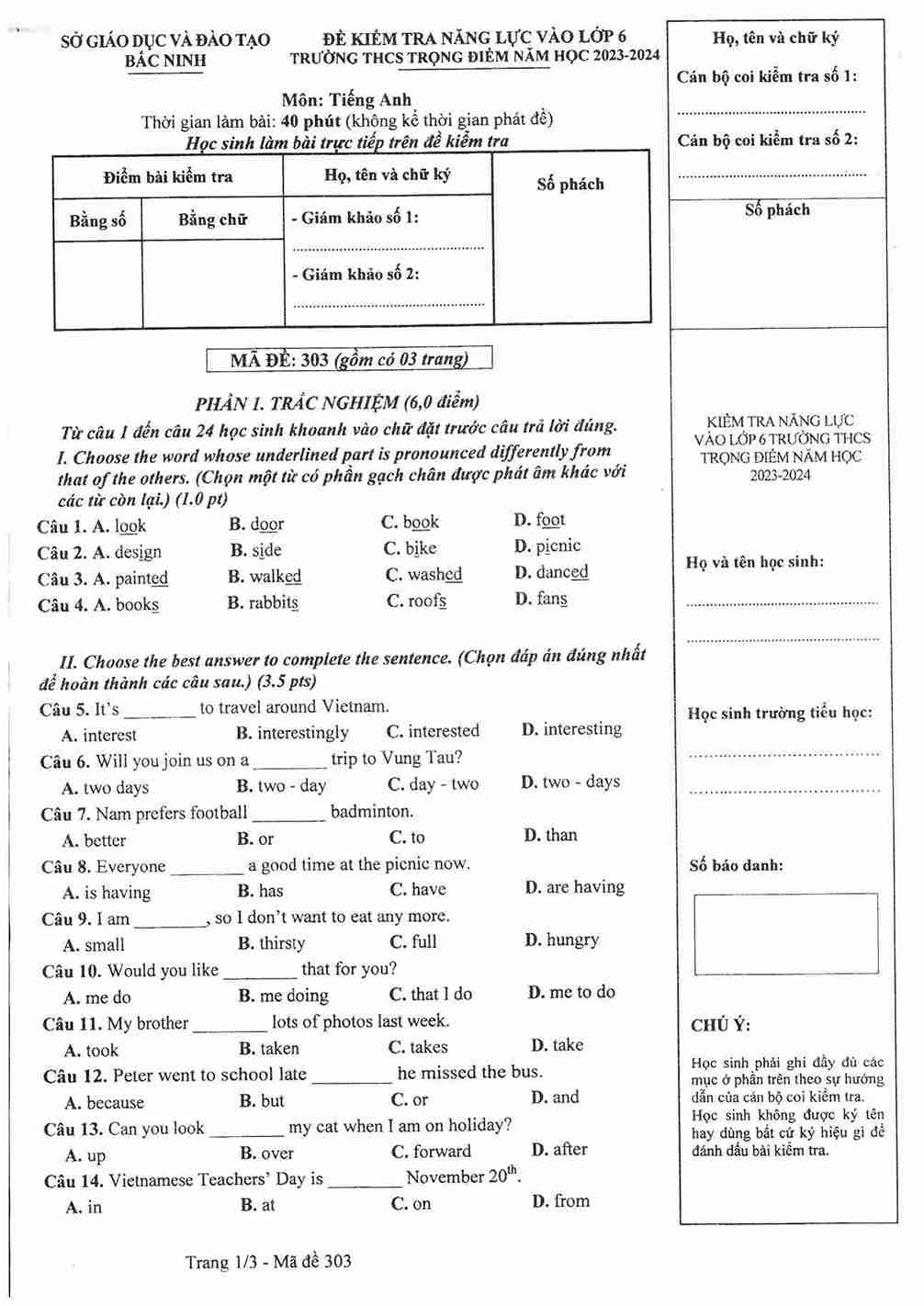 de kiem tra danh gia nang luc vao lop 6 6*693794