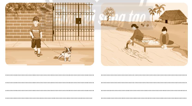 Vở bài tập Tự nhiên và xã hội lớp 3 trang 14, 15 Bài 4: Giữ vệ sinh xung quanh nhà - Chân trời sáng tạo (ảnh 1)