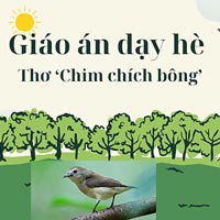 Giáo án dạy hè: Thơ ‘Chim chích bông’
