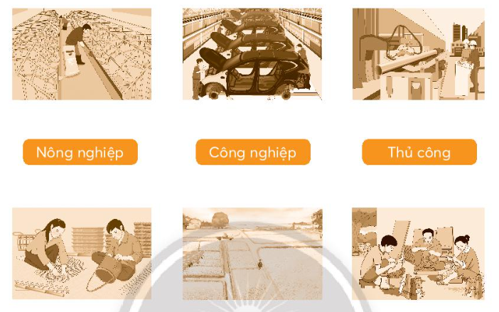 Vở bài tập Tự nhiên và xã hội lớp 3 trang 32, 33, 34 Bài 11: Hoạt động sản xuất ở địa phương em - Chân trời sáng tạo (ảnh 1)