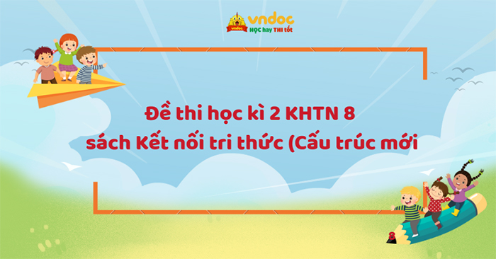 Đề thi học kì 2 KHTN 8 Kết nối tri thức (Cấu trúc mới) 