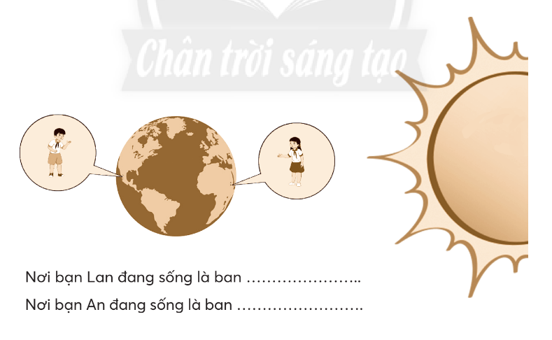 Vở bài tập Tự nhiên và xã hội lớp 3 trang 81, 82 Bài 30: Ôn tập chủ đề Trái Đất và bầu trời - Chân trời sáng tạo (ảnh 1)