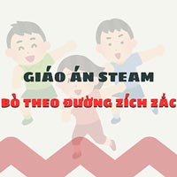 Giáo án steam: Bò theo đường zích zắc