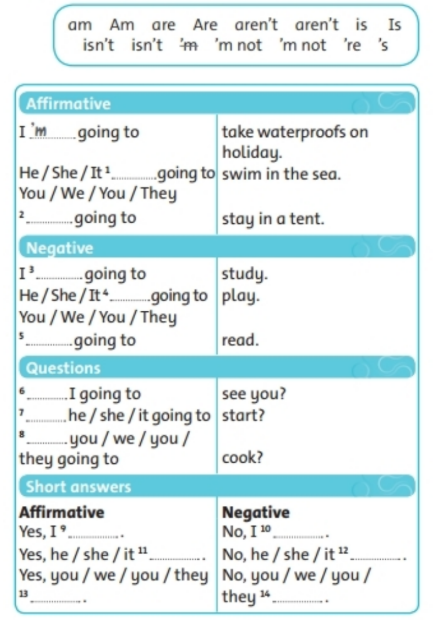 Sách bài tập Tiếng Anh lớp 6 unit 8 Language focus 1