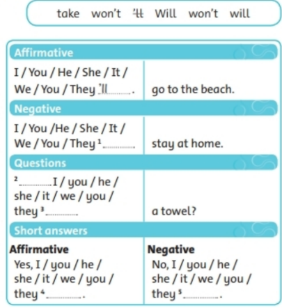 Sách bài tập Tiếng Anh lớp 6 unit 8 Language focus 1