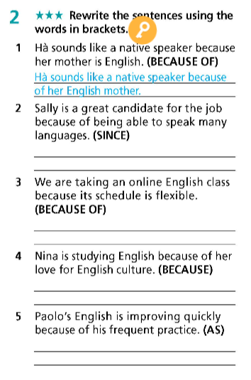 SBT Tiếng Anh 9 Right On Unit 6 6b Grammar