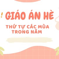 Giáo án dạy hè lớp lá: Thứ tự các mùa trong năm