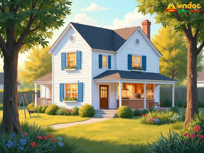 Viết về ngôi nhà trong tương lai bằng tiếng Anh ngắn gọn lớp 6