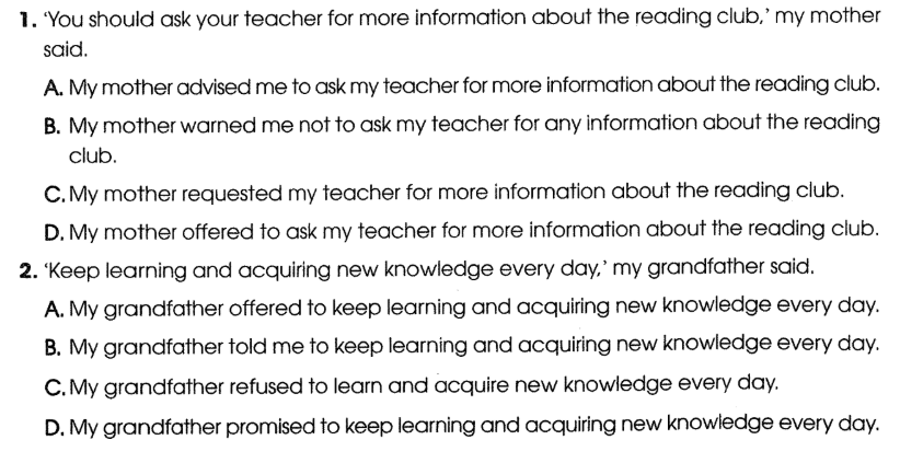 Sách bài tập Tiếng Anh 12 Global Success Unit 10 Grammar