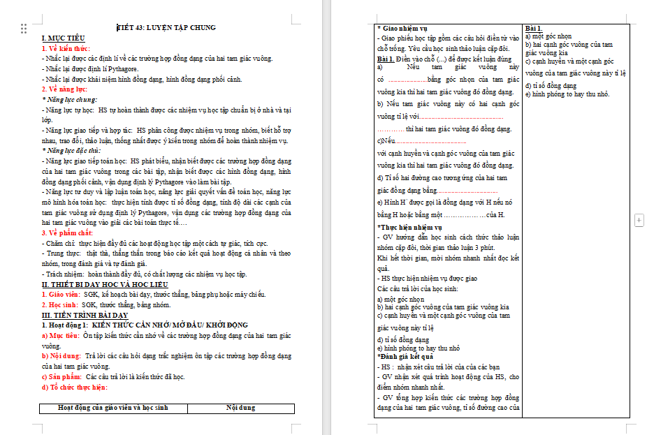 PowerPoint Toán 8 Luyện tập chung trang 108 