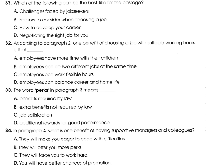 Sách bài tập Tiếng Anh 12 Global Success Test Yourself 4