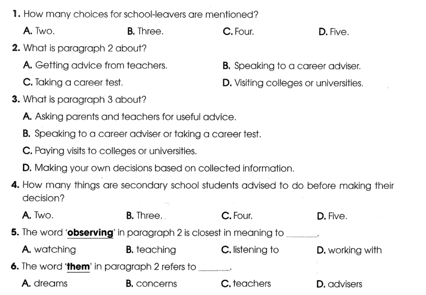 Sách bài tập Tiếng Anh 12 Global Success Unit 9 Reading 