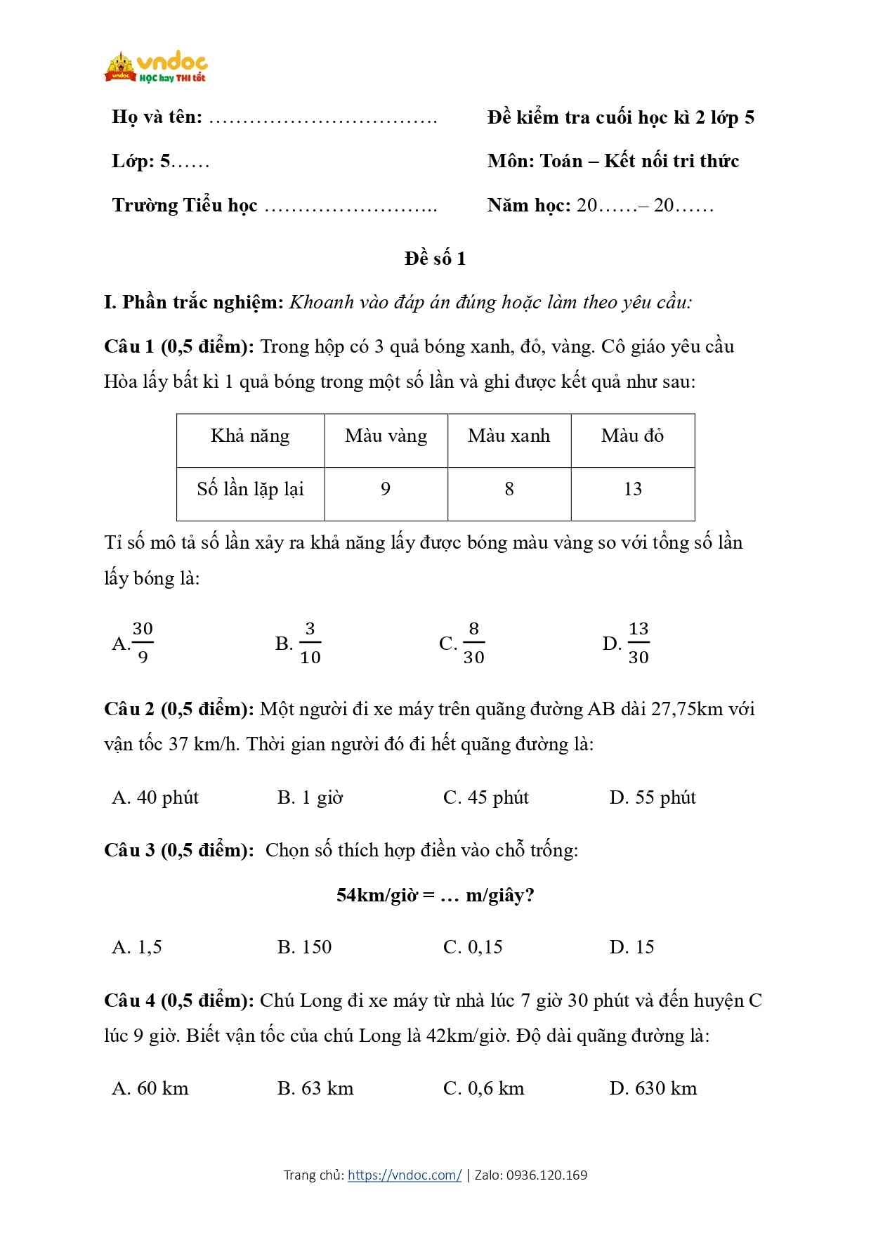 de thi hoc ki 2 toan 5 kntt de so 1 page 2*699921