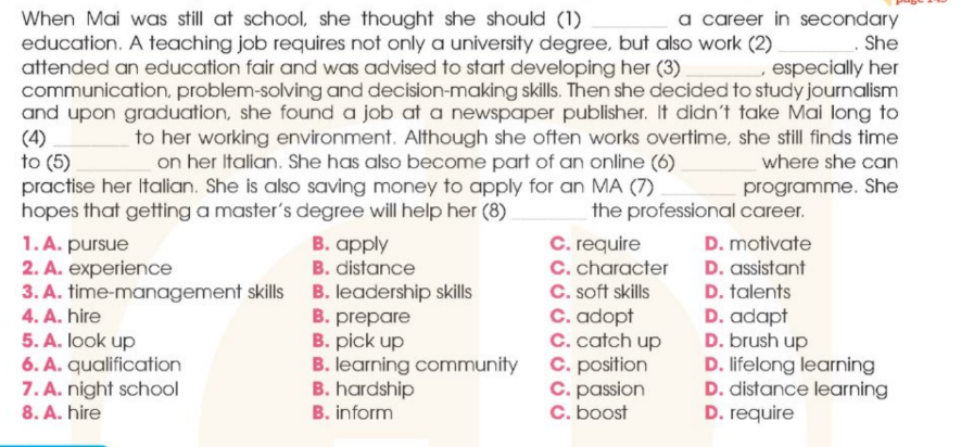 Tiếng Anh 12 Global Success Review 4 Language