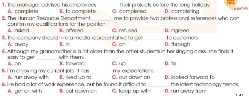 Tiếng Anh 12 Global Success Review 4 Language