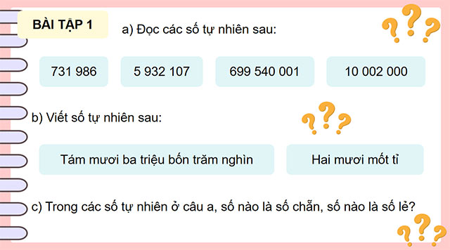 PowerPoint Toán 5 Ôn tập về số tự nhiên và các phép tính với số tự nhiên