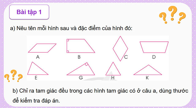 PowerPoint Toán 5 Ôn tập về hình học