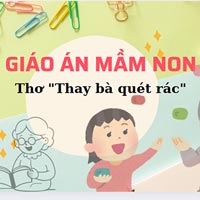 Giáo án: Thơ ‘Thay bà quét rác’