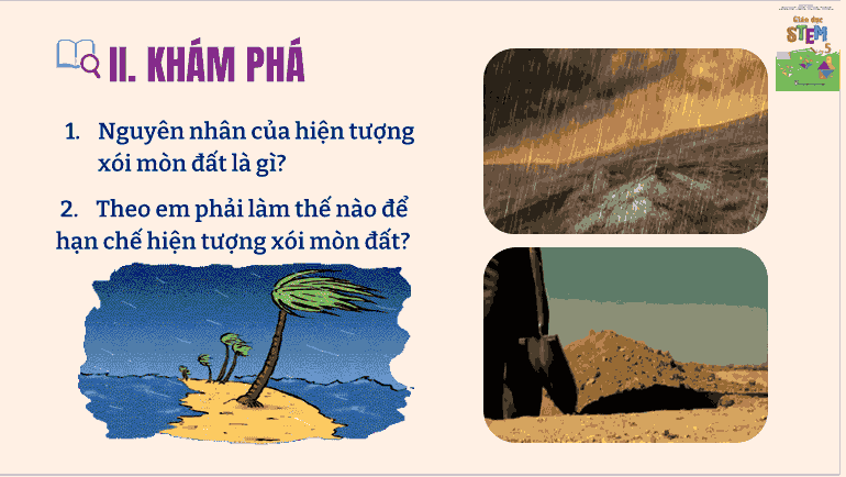 Mô hình thí nghiệm hạn chế xói mòn đất