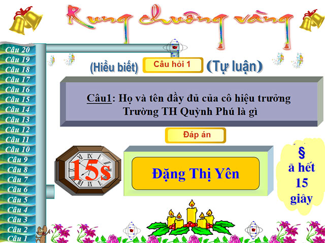 PowerPoint Rung chuông vàng lớp 5