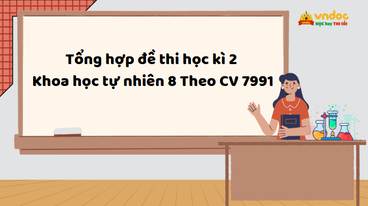 Bộ đề thi KHTN lớp 8 cuối kì 2 Cấu trúc mới