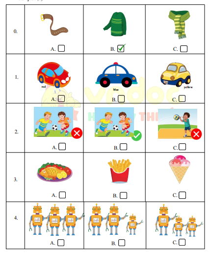 Đề thi học kì 2 tiếng Anh 3 Smart Start