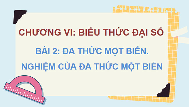 Giáo án PowerPoint Toán 7 Bài 2 Chương 6