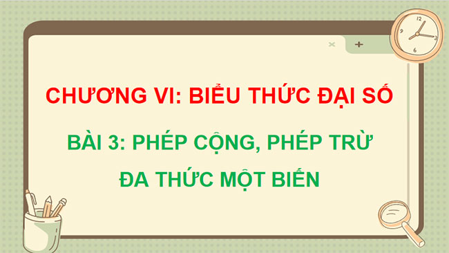 Giáo án PowerPoint Toán 7 Bài 3