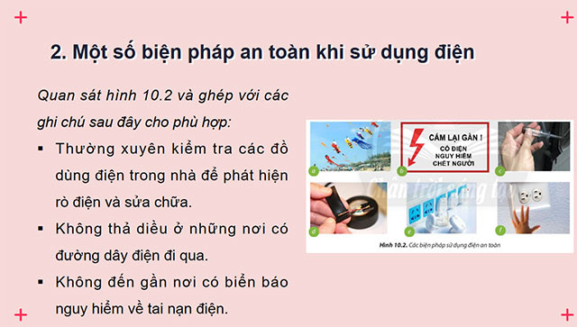 PowerPoint Công nghệ 6 Bài 10: An toàn điện trong gia đình