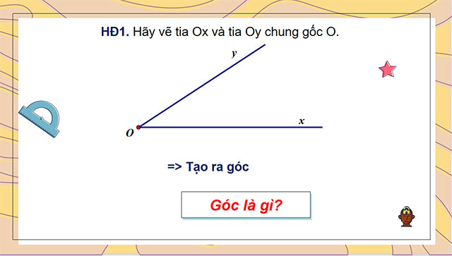 PowerPoint Toán 6 Bài 5: Góc