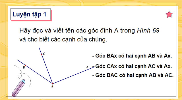 PowerPoint Toán 6 Bài 5: Góc