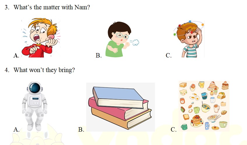 Đề thi học kì 2 tiếng Anh 5 English Discovery số 1 - Task 1.2