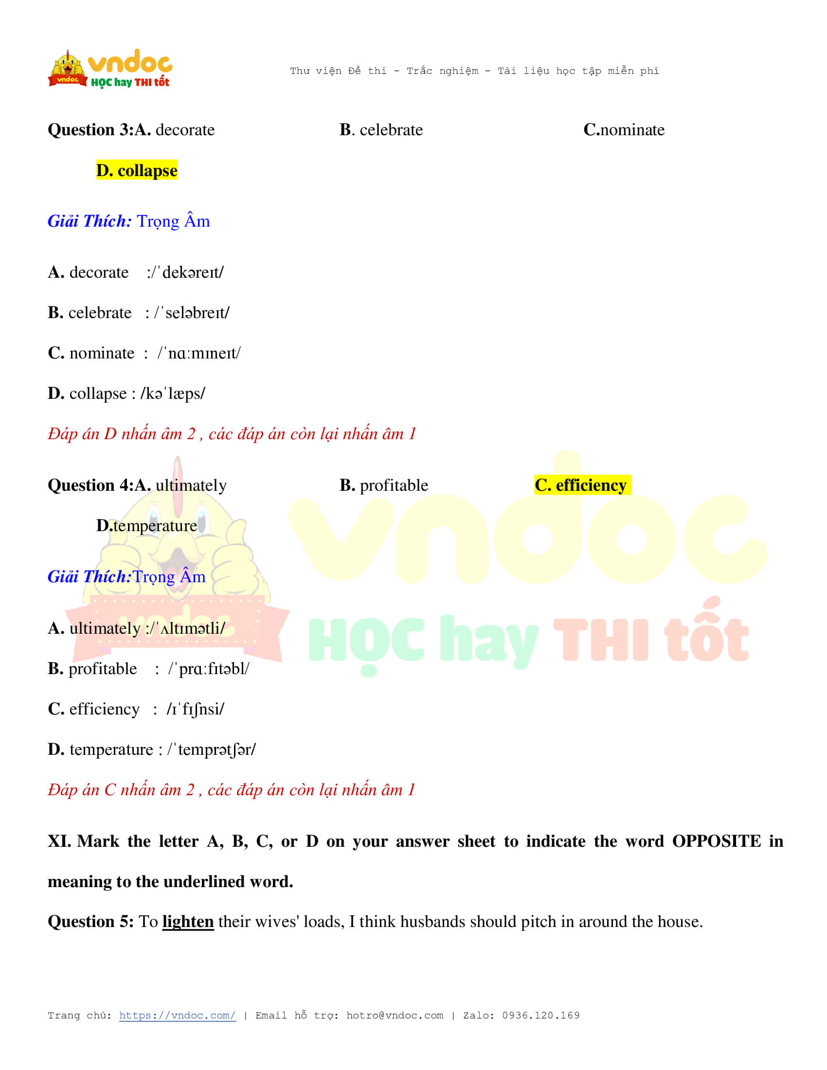 Đề thi thử vào 10 môn Tiếng Anh Hải Phòng số 1 có đáp án chi tiết - Đáp án 2