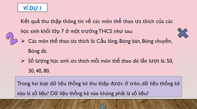 Thu thập phân loại và biểu diễn dữ liệu