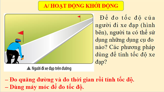KHTN 7 Bài 10 Đo tốc độ