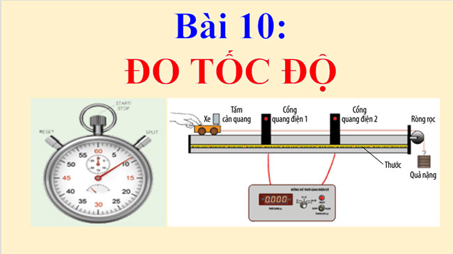 KHTN 7 Bài 10 Đo tốc độ