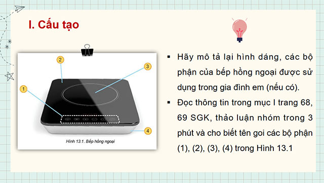 PowerPoint Công nghệ 6 Bài 13: Bếp hồng ngoại