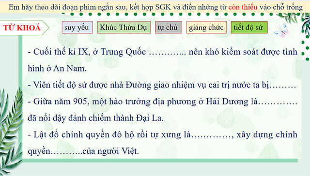 PowerPoint Bước ngoặt lịch sử đầu thế kỉ X