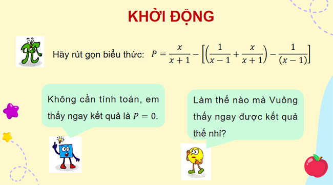 Phép cộng và phép trừ phân thức đại số