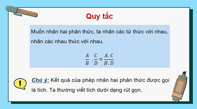 Phép nhân và phép chia phân thức đại số
