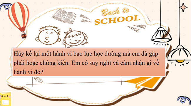  Phòng chống bạo lực học đường