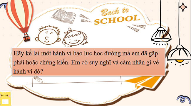  Phòng chống bạo lực học đường