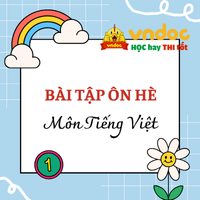 Bài tập ôn hè lớp 1 môn Tiếng Việt (Chương trình mới) - Số 2